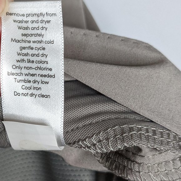 Athleta Taupe Soho Skort Zip Pockets Built in Shorts Under Skirt Stretch Size 0 - Picture 7 of 8